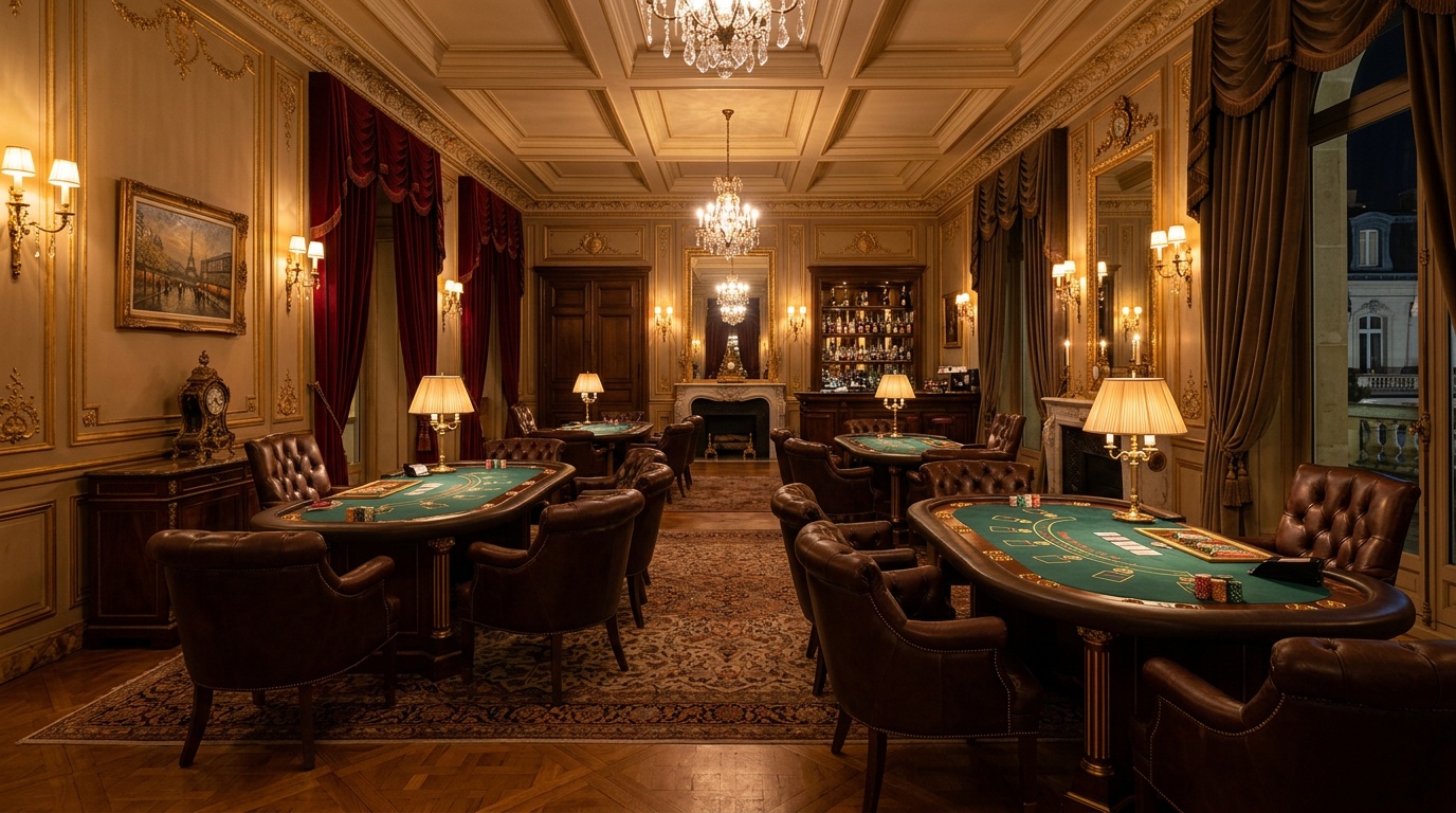 Salon de casino élégant