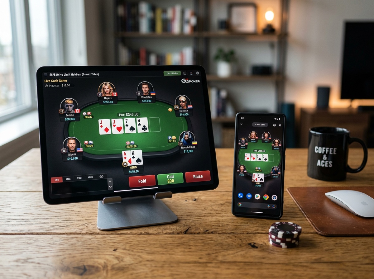 Poker en ligne sur mobile